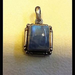 925 Sterling Silver Chalcedony Pendant